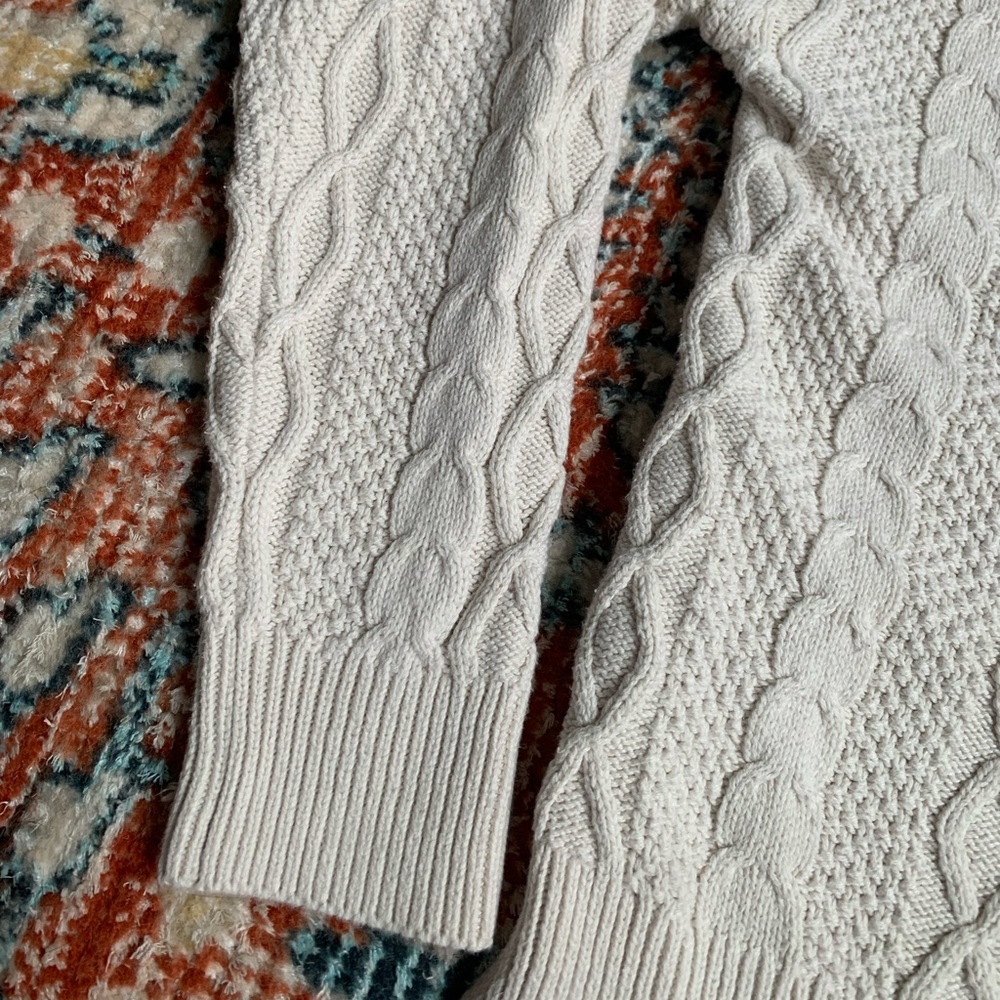 J. Crew Factory Cable Knit Sweater - Picture 7 of 13